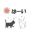 灰色子猫のやさしい日常ことば♡-夏編（個別スタンプ：23）