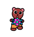 クマの笑顔2（個別スタンプ：6）