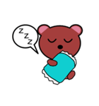 クマの笑顔2（個別スタンプ：7）