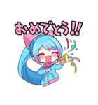 あみりちゃんパーカーバージョン第2弾（個別スタンプ：4）