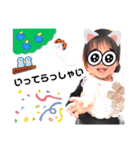 まきまき目隠しスタンプ（個別スタンプ：3）