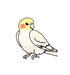 憂鬱な脳のない黄色いオカメインコ（個別スタンプ：36）