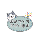 ボブ子とハチワレねこ2（個別スタンプ：21）