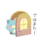 水色猫ちゃん（個別スタンプ：20）