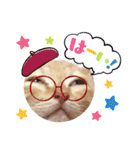 こむぎの変顔【修正版】（個別スタンプ：18）
