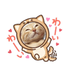 こむぎの変顔【修正版】（個別スタンプ：31）