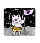 みどりとむらさき（個別スタンプ：17）