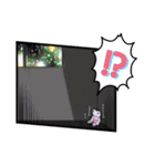 みどりとむらさき（個別スタンプ：21）