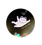 みどりとむらさき（個別スタンプ：22）