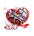 みどりとむらさき（個別スタンプ：28）