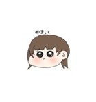ウルフカット女の子（個別スタンプ：23）