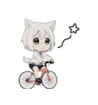 パピーラブ：可愛い犬耳少女（個別スタンプ：8）