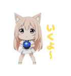 パピーラブ：可愛い犬耳少女（個別スタンプ：14）