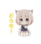 パピーラブ：可愛い犬耳少女（個別スタンプ：17）