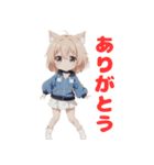 パピーラブ：可愛い犬耳少女（個別スタンプ：28）