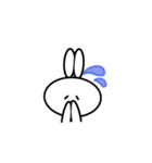 白いうさぎ！！【だるだるリアクション】（個別スタンプ：8）
