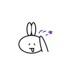 白いうさぎ！！【だるだるリアクション】（個別スタンプ：9）