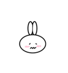 白いうさぎ！！【だるだるリアクション】（個別スタンプ：10）