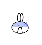 白いうさぎ！！【だるだるリアクション】（個別スタンプ：11）