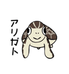 無表情シリーズ・海（個別スタンプ：13）