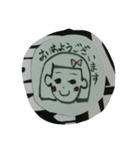 女の子挨拶スタンプ（個別スタンプ：2）
