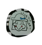 女の子挨拶スタンプ（個別スタンプ：7）