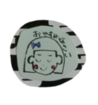 女の子挨拶スタンプ（個別スタンプ：8）