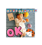 ハスキーと赤ちゃん（個別スタンプ：8）