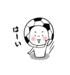 サッカー大好き サカオくんスタンプ（個別スタンプ：4）