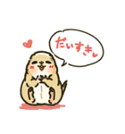 ジリスちゃんフキダシLINEスタンプ（個別スタンプ：19）