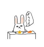 四角い世界のうさぎ(襲来編)（個別スタンプ：13）