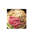 ラーメン天ぷらすき焼き寿司定食カレー写真（個別スタンプ：3）