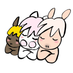 [LINEスタンプ] フロンティア馬たちがつぶやく日常会話3