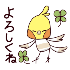 [LINEスタンプ] ゆるっトリ。オカメインコのてるちゃん