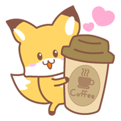 [LINEスタンプ] 気持ち伝える♡きつねくんスタンプ2