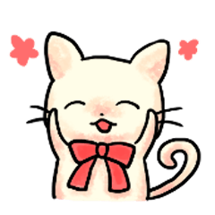 [LINEスタンプ] ねこさんとかわうそさんの毎日