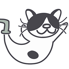 [LINEスタンプ] ハチワレ！ 今日も神出鬼没の巻