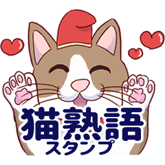 [LINEスタンプ] 猫熟語スタンプ