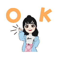 [LINEスタンプ] 女の子 スタンプ！