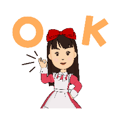 [LINEスタンプ] 陽気な女の子の1日7