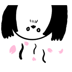 [LINEスタンプ] オチエナガちゃん 春ver.