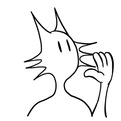[LINEスタンプ] アンニュイなネコジン