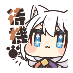 [LINEスタンプ] 猫添スタンプ₍^·༝·^₎の画像（メイン）