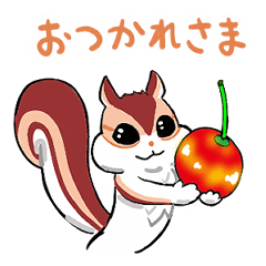 [LINEスタンプ] りすくんの森 (改訂版)