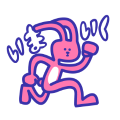 [LINEスタンプ] ぽんたすうさぎの画像（メイン）