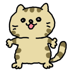 [LINEスタンプ] のんくりトラネコ