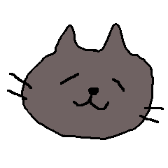 [LINEスタンプ] 文字少なめ！手書き風！毎日黒ねこあんこ