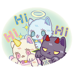 [LINEスタンプ] かわいい猫シリーズ - 日常生活の画像（メイン）