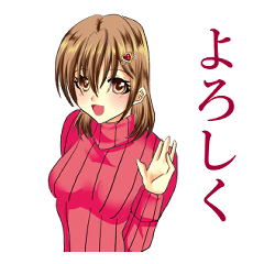 [LINEスタンプ] トランプマーク女子～気持ちを伝える～