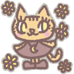 [LINEスタンプ] とらねこ とらみちゃんスタンプ